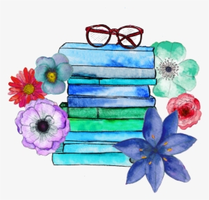 Books And Flowers - Book