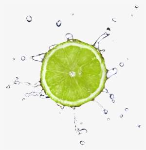 Lime Splash Transparent Png - Fruit In Water Splash