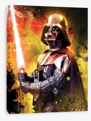 Vader Brushstrokes - Star Wars Print, Darth Vader