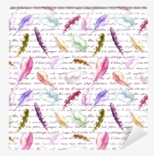 Watercolor Seamless Pattern For Wallpaper Wall Mural - Tapety Papírové Holubí Abstrakce Wp-9808, 0,53x10,05