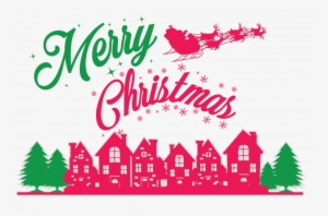 Merry Christmas Houses Kids Size - Christmas Day