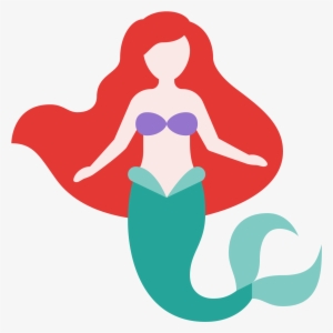Mermaid Icon In Flat Style - Icono Sirena
