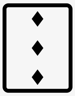3 Of Diamonds Icon - Icon