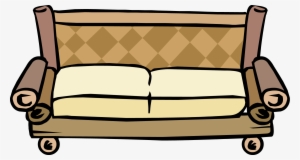 Bamboo Couch - Png - Sofa Club Penguin Wikia