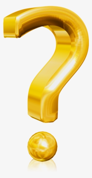 Gold Question Mark 3d - Gold Question Mark