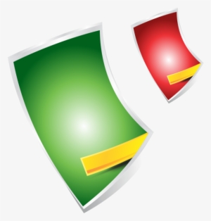 Red Green Shape With Ribbon, Shape, Tutorial, Css Ribbon - Ribbon Shapes