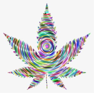 This Free Icons Png Design Of Prismatic Marijuana Leaf