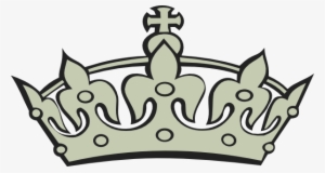 Chive Crown Vector Sage Tiara Clip Art Clipart - Crown Black And White