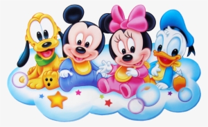 Baby Minnie Mouse Png Panda Free Images - Baby Mickey Mouse And Friends