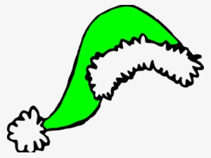 Santa Hat Clipart Snata - Green Christmas Hat Png