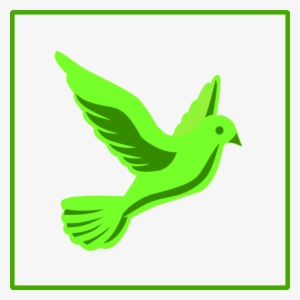 Columbidae Doves As Symbols Peace Symbols Computer - Green Dove Icon