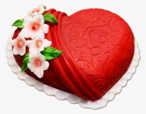 Heart Shape Anniversary Cake