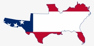 File Flag Map Of The Greater Confederate States America - Confederate States Flag Map