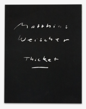 Matthias Weischer Thicket - Matthias Weischer: Thicket [book]