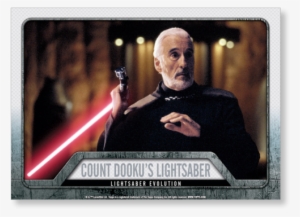 2016 Star Wars Evolution Count Dooku's Lightsaber Evolution - Dooku