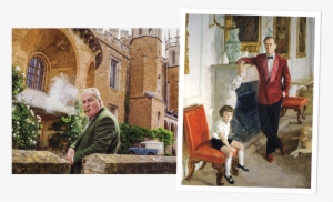 Left, David Manners, The 11th Duke Of Rutland - Basenji