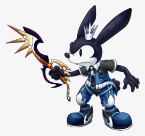 Darth Vader Clipart Kingdom Hearts - Oswald The Lucky Rabbit Figurine