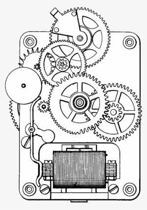A Nice Selection Of Gears And Mechanical Parts As Well - Library