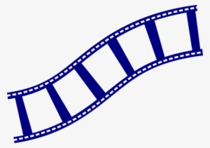 Symbol Film Strip Filmstrip Movie Film Ree - Film Strip Blue Png