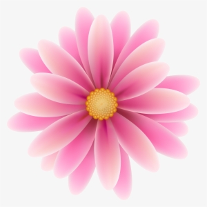 Pink Flower Clip Art Image - Pink Flower Clipart Png