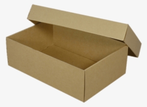 Empty Brown Shoebox - Cajas Png