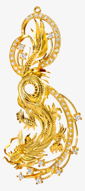 Phoenix Pendant Earrings - Pendant