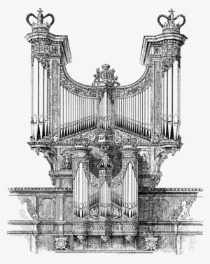 Pipe Organ Drawing King's College, Cambridge Organ - Pipe Organ Drawing