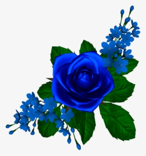 Rosa Azul - Tube-flores - Rosa Azul Png