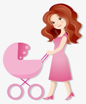 Pushing A Day - Mama Baby Shower Png