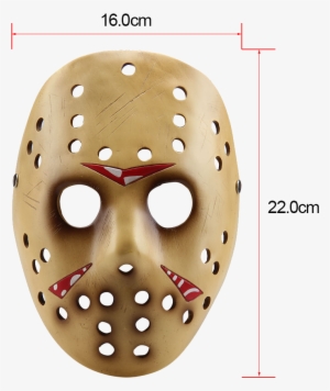 Jason Voorhees Resin Hockey Mask - Venerdì 13 Maschera Jason