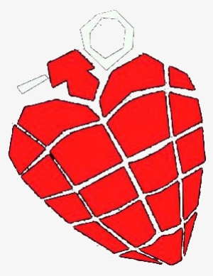Heart Shaped Hand Grenade - Green Day Grenade Png