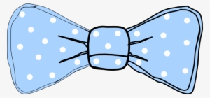 Bow Tie White Clip - Baby Blue Bow Tie Clipart
