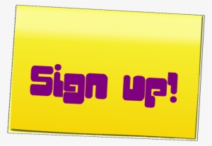 Post-it Note Sign Up - Sign