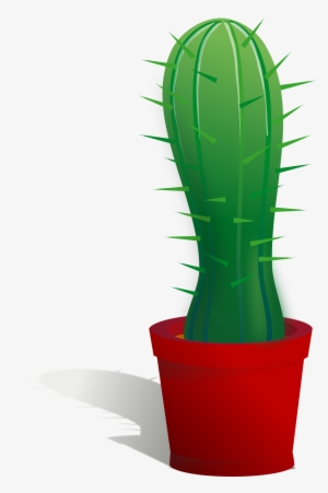 Cactus Vector Free Download Clip Art Free Clip Art - Potted Cactus Clipart Transparent