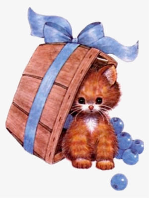 Kitten Under Tub - Drawing