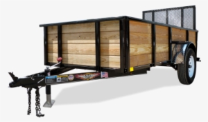 Standard Features Ws5x10 Front-e2 - Wood Sided Utility Trailer