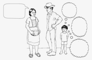 A Woman Speaking And A Boy Wondering About What She