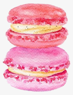 Cute Macaron Pink Sweet Watercolor