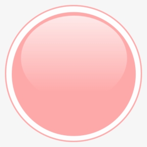 Peach Clipart Circle - Pink Button Icon Png