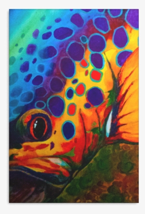 Abstract Trout Painting