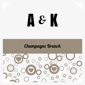 Champagne Hearts - Drink Coaster