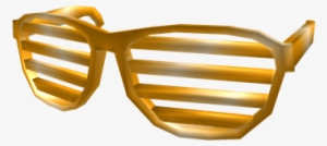 Gold Shutter Shades - Gold Shades Png