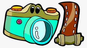 Photographic Film Cartoon Drawing Clip Art - Film Cartoon
