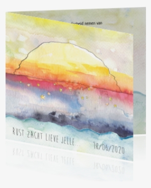 Rouwkaartje Voor Een Baby Of Kindje Met Illustratie - Infant