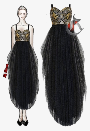 Fashion Illustration By Ik Razu - Formal Wear