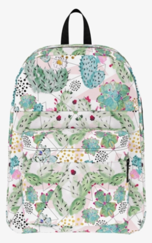 Modern Triangles And Hand Paint Cactus Pattern - Design By Humans