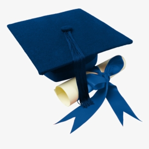 Graduation Cap Transparent Png - Blue Graduation Hat Png