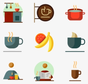 Vector Cafe Breakfast - Breakfast Icons