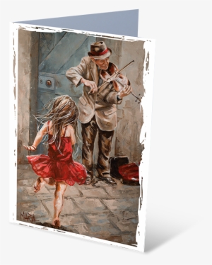 The Violin Player - Painting