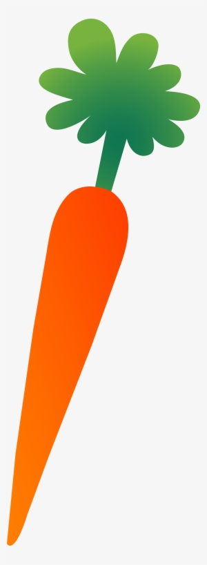 Large Single Orange Carrot - Carrot Clip Art
